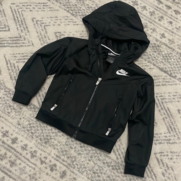 Nike Toddler Windbreaker Jacket Black Size 3T - Picture 1 of 6
